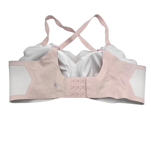 HoneyLove Sculpting Crisscross Bra Light Pink Wirefree Comfort Support Size L - Picture 2 of 9